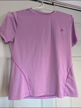 Adidas Pink Crew Neck Performance Tee